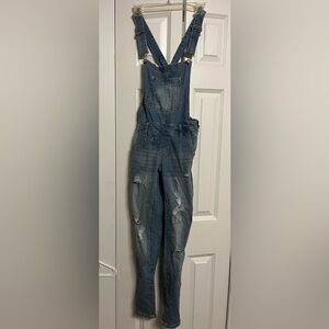 Wallflower Blue Denim Overalls